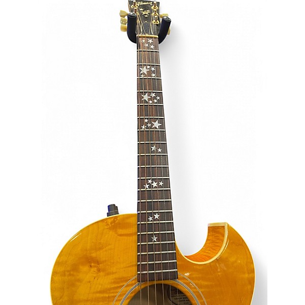 Vintage 1992 Gibson FLAME STARBURST Acoustic Electric Guitar