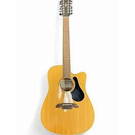 Used Alvarez AD6012Ce Artist Series  Antique Amber 12 String Acoustic Guitar