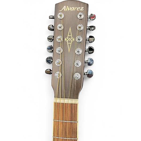Used Alvarez AD6012Ce Artist Series  Antique Amber 12 String Acoustic Guitar