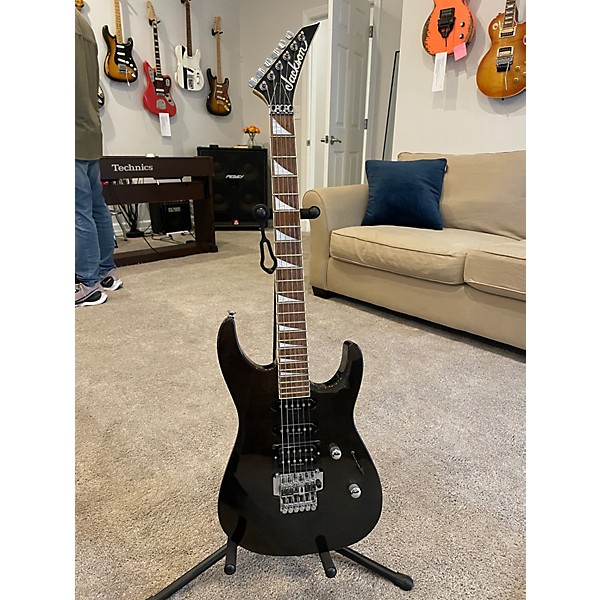 Used Jackson DK2 Pro Dinky Trans Black Solid Body Electric Guitar