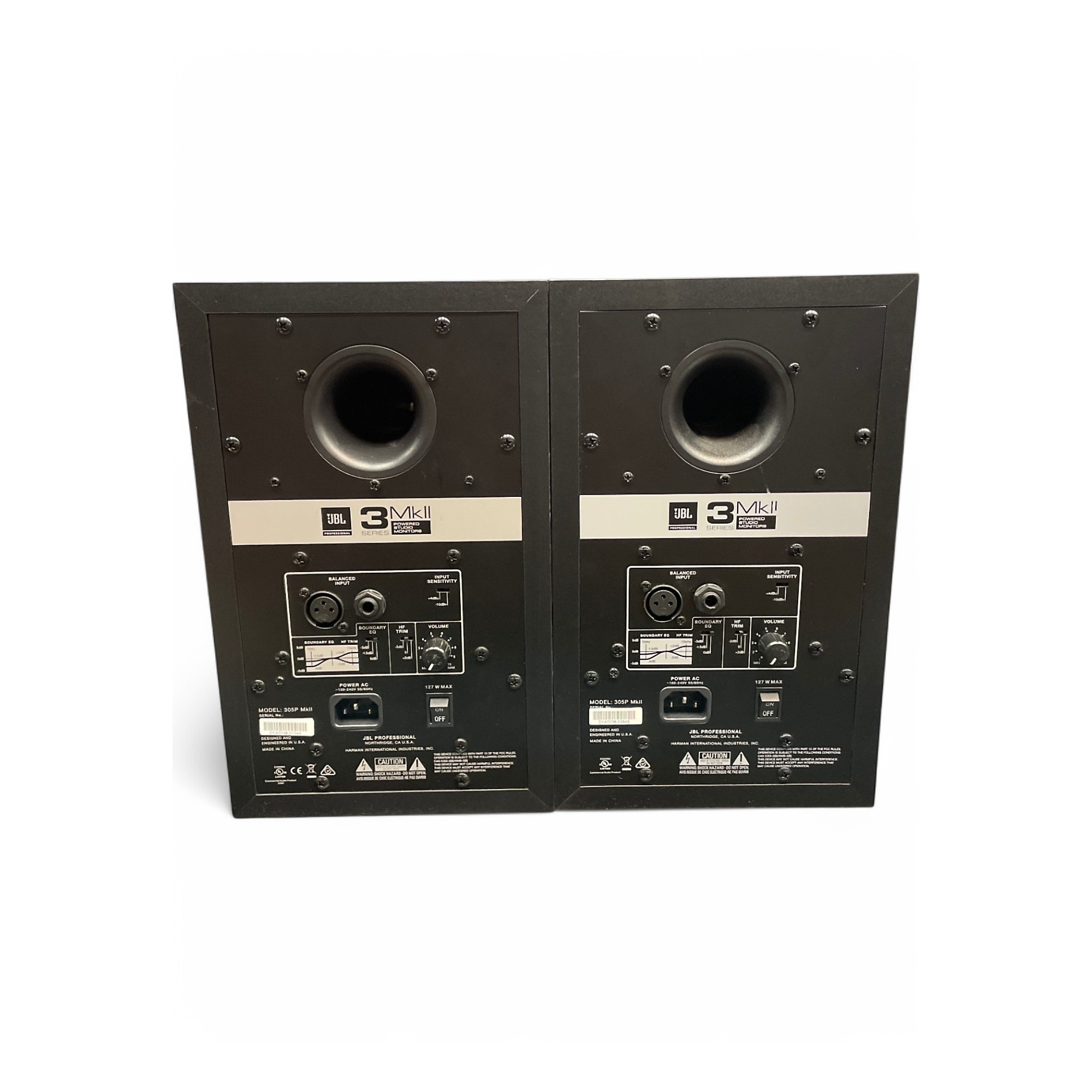 お歳暮ならオンライン MKII 305P JBL Used JBL Used PAIR Center Guitar | Monitor Powered 配信機器・PA機器・レコーディング機器