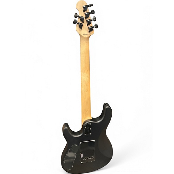 Used Sterling by Music Man JP60 John Petrucci Signature STEALTH BLACK Solid Body Electric Guitar