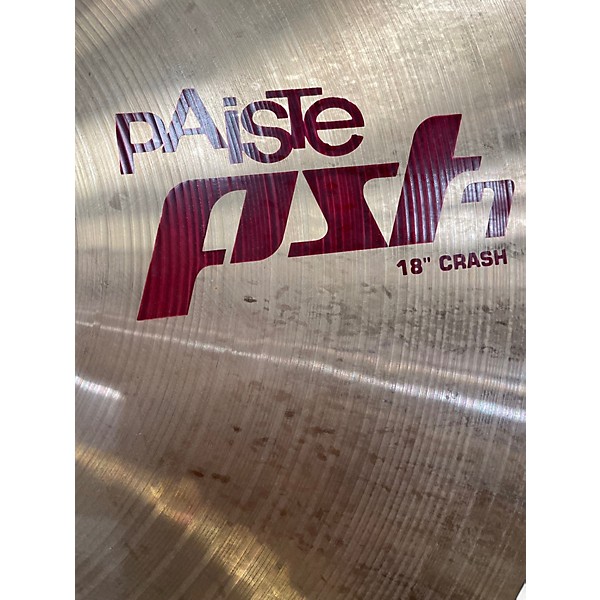 Used Paiste 18in PST7 Crash Cymbal