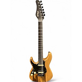 Used Schecter Guitar Research Sun Valley Super Shredder Exotic FR Black Limba Natural Electric Guitar