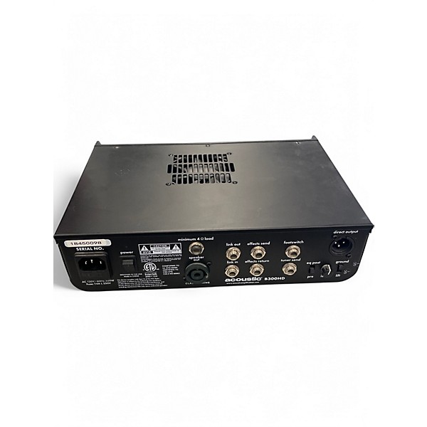 Used Acoustic B300HD 300W Bass Amp Head