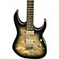 Used Ibanez RG1121PB Black Charcoal Burst Solid Body Electric Guitar