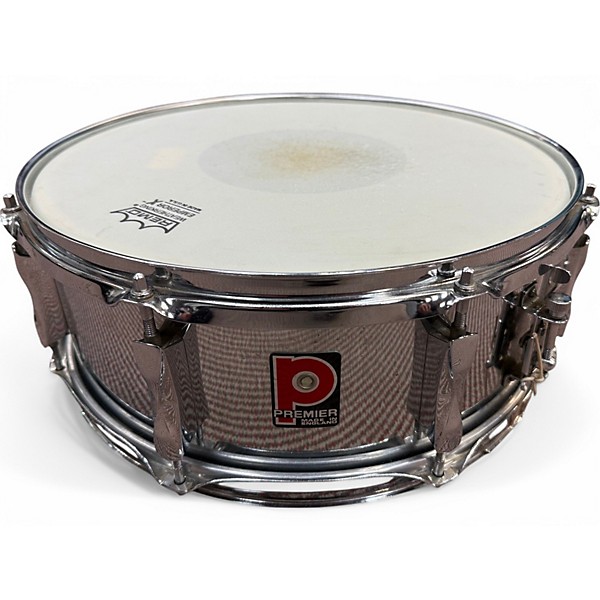 Used Premier 6X14 Steel Snare Chrome Drum
