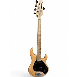 Used Ernie Ball Music Man Stingray HH 5 String Natural Electric Bass Guitar