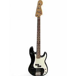 Used Fender Standard Precision Bass Black Electric Bass Guitar