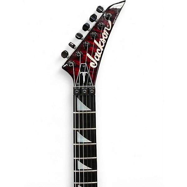 Used Jackson KV6 USA Red Solid Body Electric Guitar