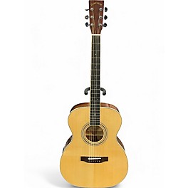 Used Zager ZAG-500M/N Natural Acoustic Electric Guitar