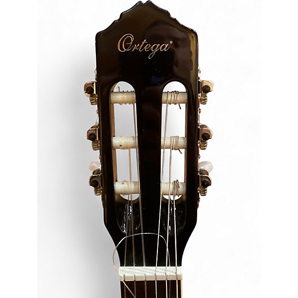 Used Ortega RCE145BKL Black Acoustic Guitar