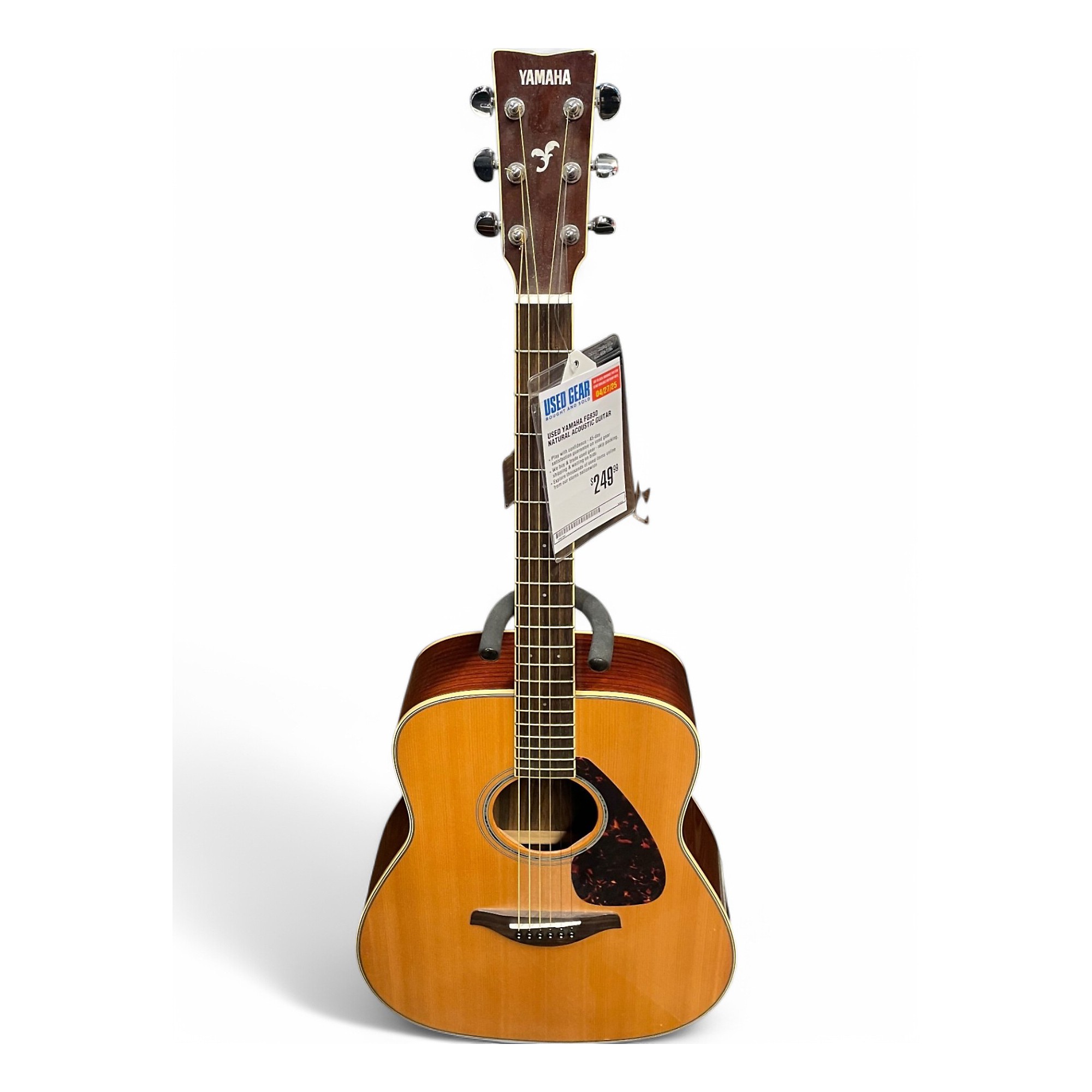 Used Yamaha Used Yamaha FG830 Natural Acoustic Guitar Used Yamaha Used Yamaha FG830 Natural Acoustic Guitar