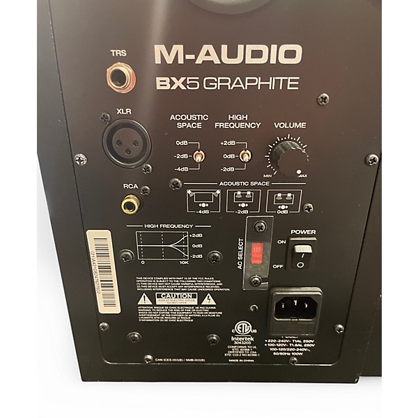 Used M-Audio BX5 Pair Powered Monitor