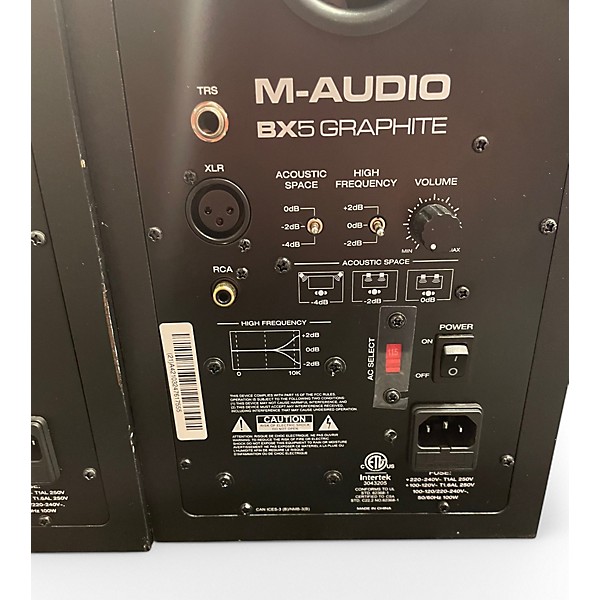 Used M-Audio BX5 Pair Powered Monitor