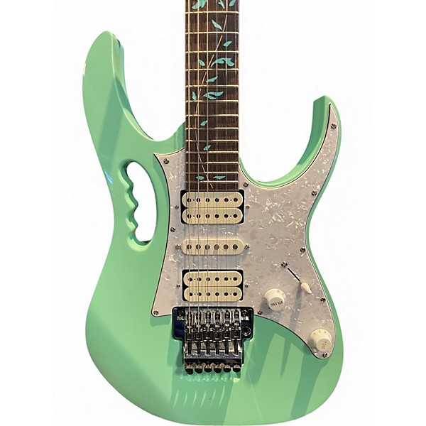 Used Ibanez JEM70V-SFG Seafoam Green Solid Body Electric Guitar