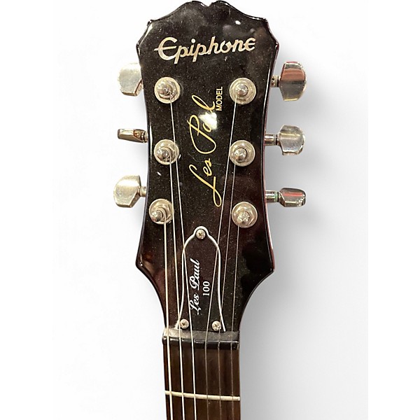 Used Epiphone Les Paul 100 Bolt On 2 Color Sunburst Solid Body Electric Guitar