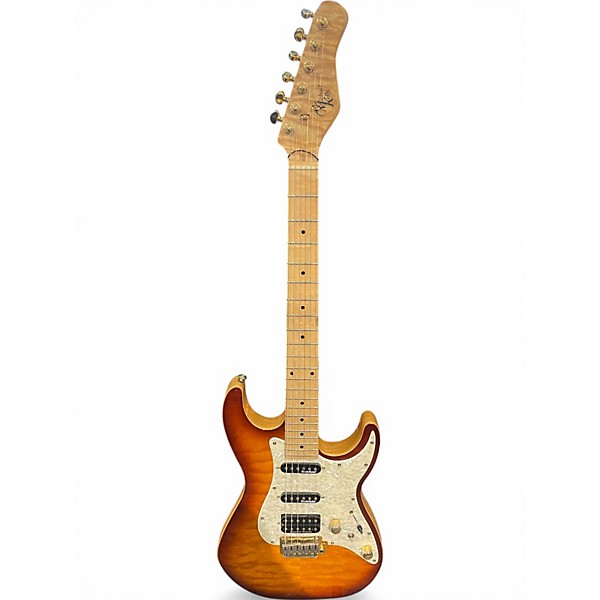 Used Michael Kelly MOD SHOP 67 AGED CHERRY BURST Solid Body Electric Guitar