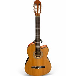 Used Lucero LC100CE Natural Classical Acoustic Electric Guitar
