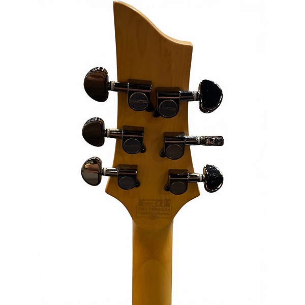 Used Schecter Guitar Research Banshee-6 FR Extreme Charcoal Burst Solid Body Electric Guitar