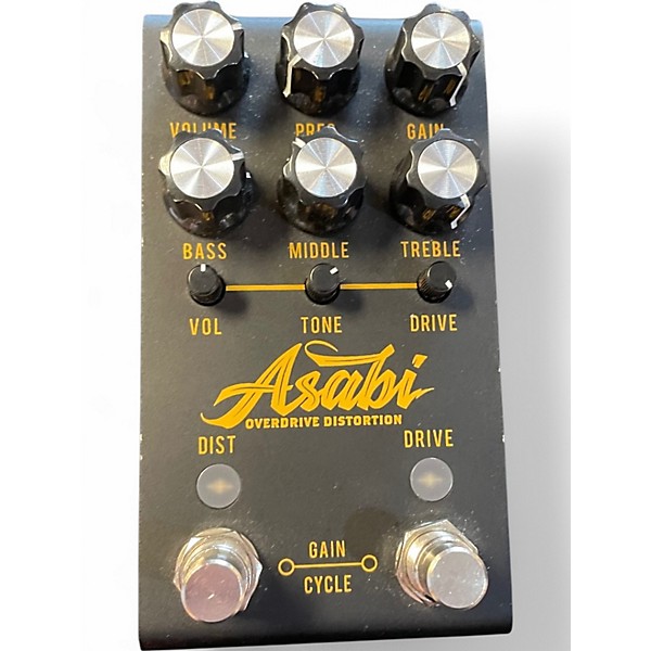 Used Asabi OVERDRIVE/DISTORTION Effect Pedal