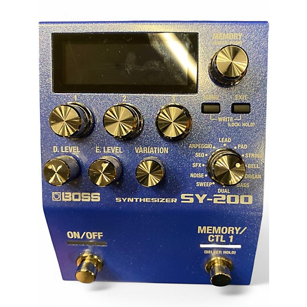 Used BOSS SY200 GUITAR SYNTHESIZER Effect Processor