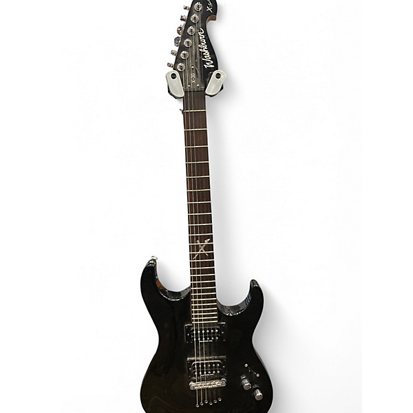 Used Washburn X-30 Black Solid Body Electric Guitar