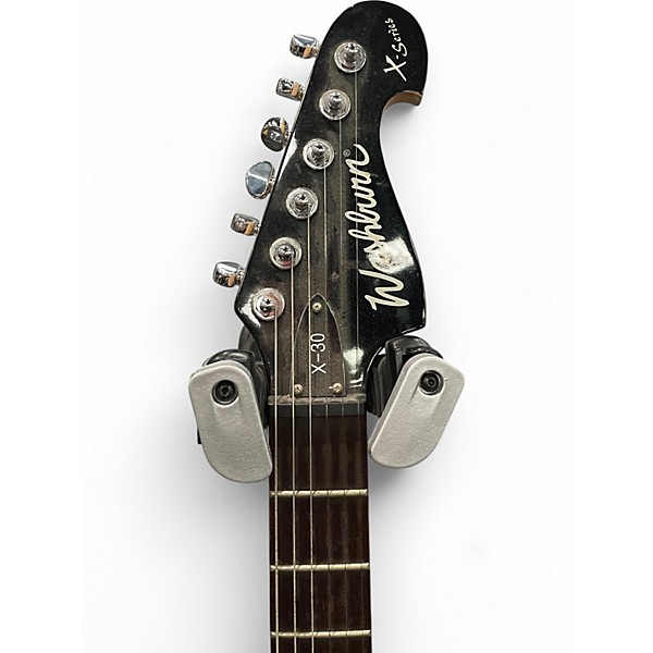 Used Washburn X-30 Black Solid Body Electric Guitar