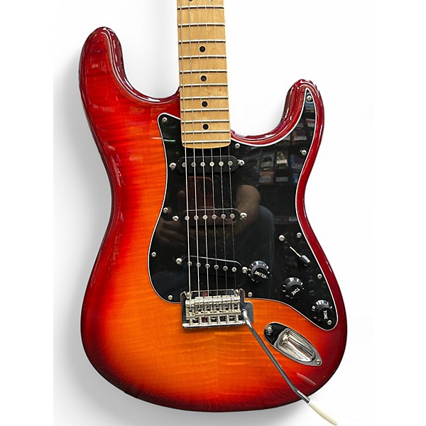 Used Fender PLAYER STRATOCASTER PLUS TOP AGED CHERRY BURST Solid Body Electric Guitar