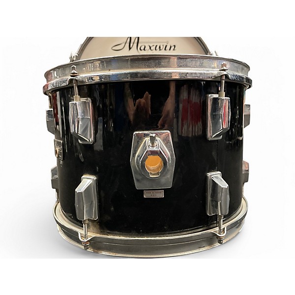 Used Maxwin By Pearl 2 Piece MISC DRUMS Black Drum Kit