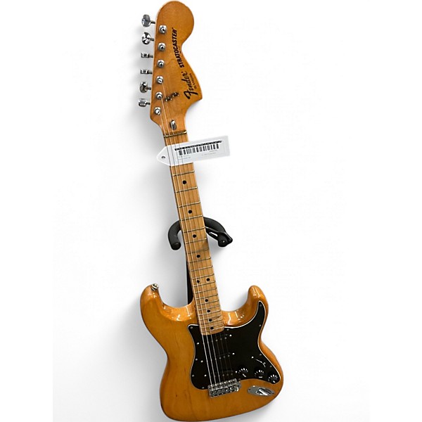 Vintage 1979 Fender Stratocaster Natural Solid Body Electric Guitar