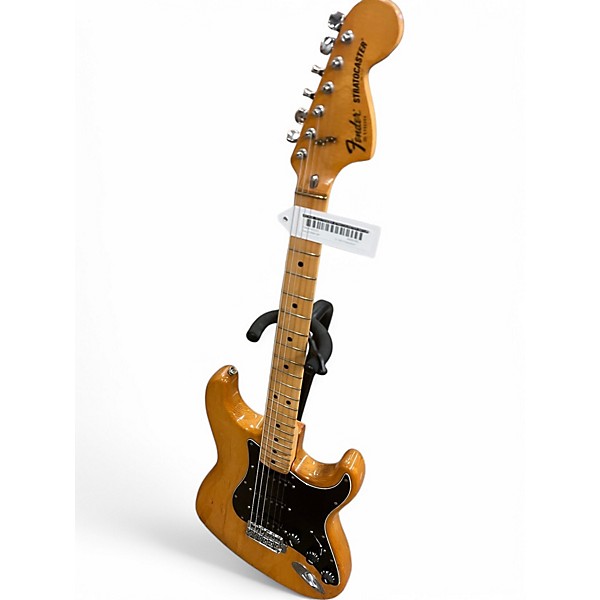 Vintage 1979 Fender Stratocaster Natural Solid Body Electric Guitar