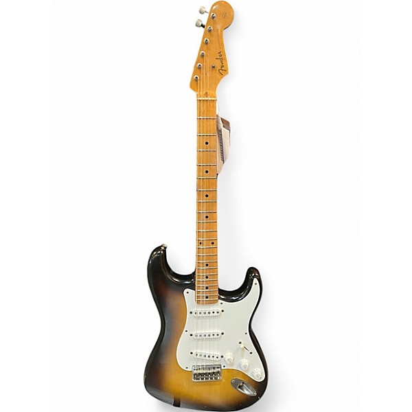Vintage 1956 Fender Stratocaster Sunburst Solid Body Electric Guitar