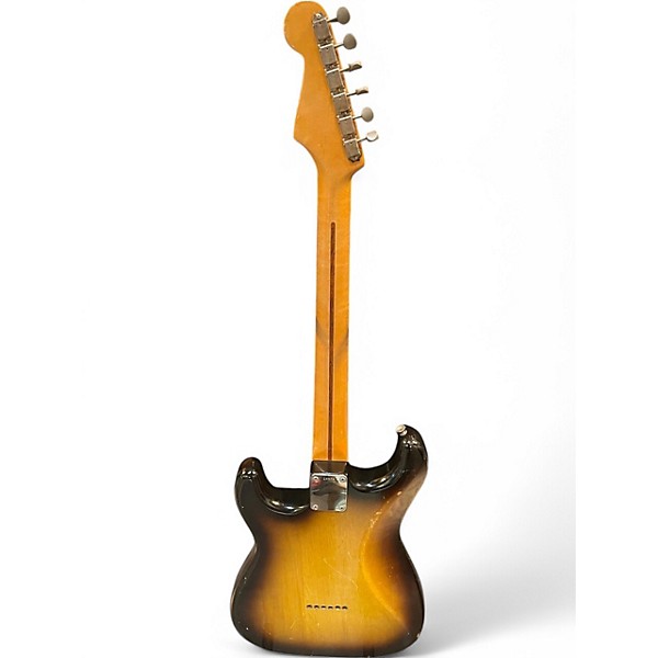Vintage 1956 Fender Stratocaster Sunburst Solid Body Electric Guitar
