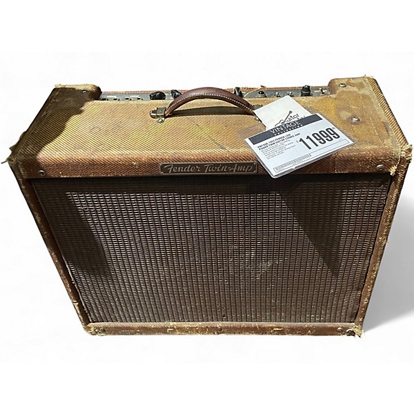 Vintage 1955 Fender Low Power Twin Tube Guitar Combo Amp