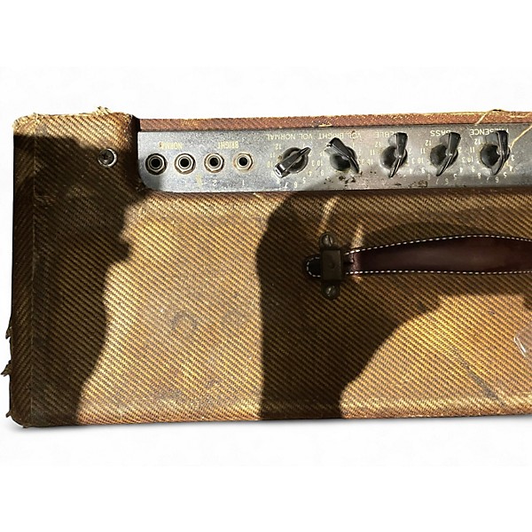 Vintage 1955 Fender Low Power Twin Tube Guitar Combo Amp