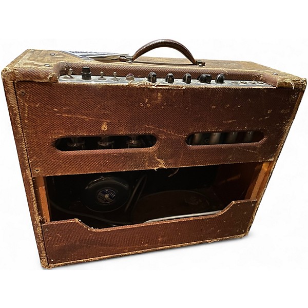 Vintage 1955 Fender Low Power Twin Tube Guitar Combo Amp