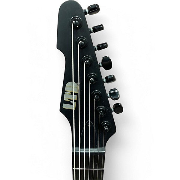 Used ESP LTD AW7B Alex Wade Signature 7 String Black Baritone Guitars