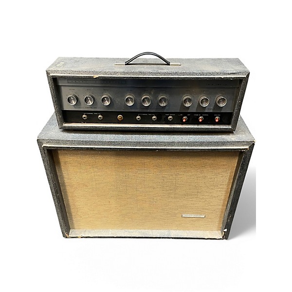 Vintage 1960s Silvertone TWIN TWLEVE HEAD/CAB Tube Guitar Amp Head