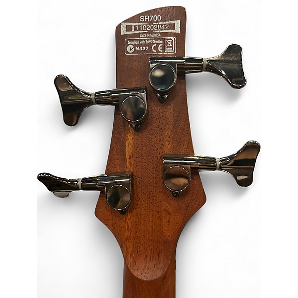 Used Ibanez Used Ibanez SR700 Amber Electric Bass Guitar Used Ibanez Used Ibanez SR700 Amber Electric Bass Guitar