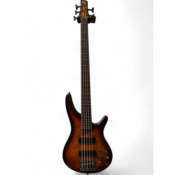 Used Soundgear SR505PB Orange Electric Bass Guitar