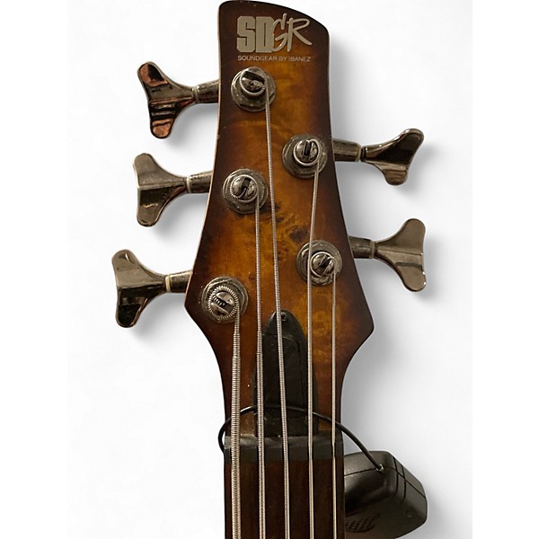 Used Soundgear SR505PB Orange Electric Bass Guitar