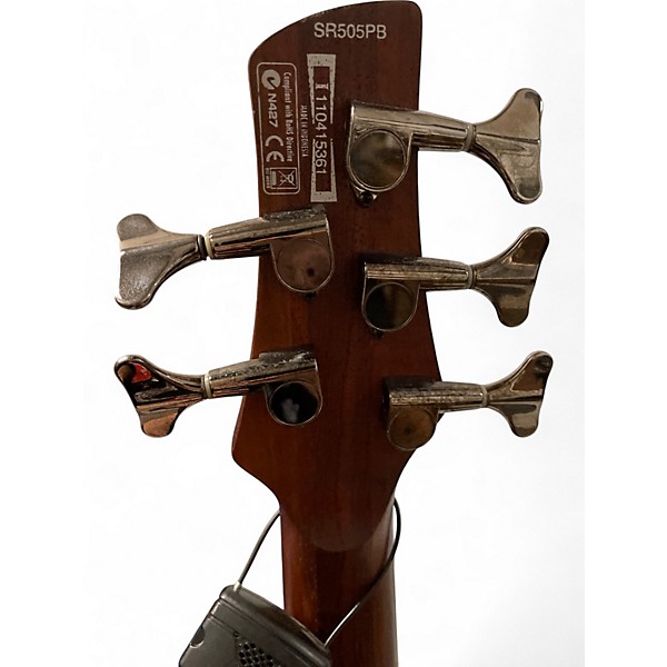 Used Soundgear SR505PB Orange Electric Bass Guitar