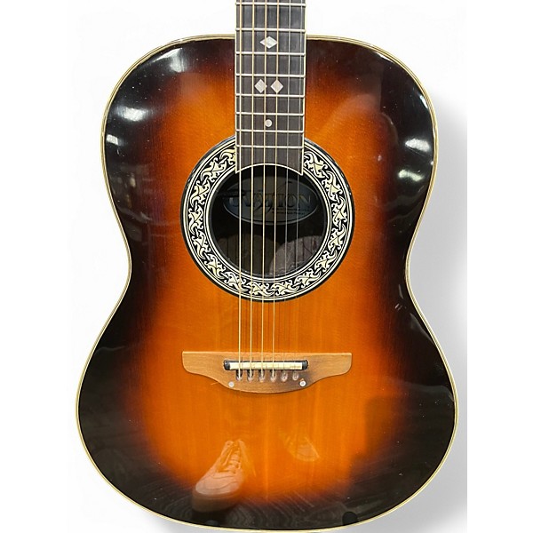 Used Ovation 1981 Legend 2 Color Sunburst Acoustic Electric Guitar