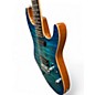 Used Tom Anderson Drop Top Trans Blue Solid Body Electric Guitar