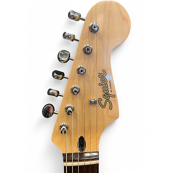 Used Squier Paranormal Nashville Stratocaster Aztec Gold Solid Body Electric Guitar