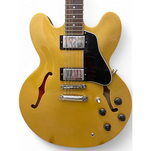 Used Epiphone ES355 Gold Hollow Body Electric Guitar