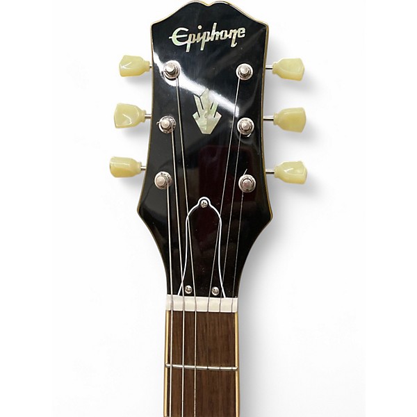 Used Epiphone ES355 Gold Hollow Body Electric Guitar