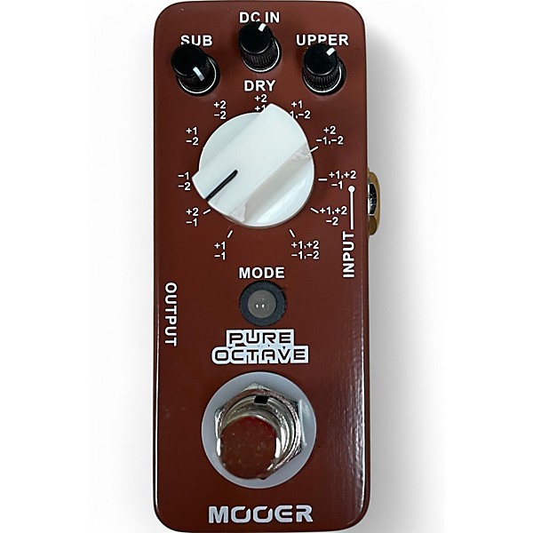Used Mooer pure octave Effect Pedal