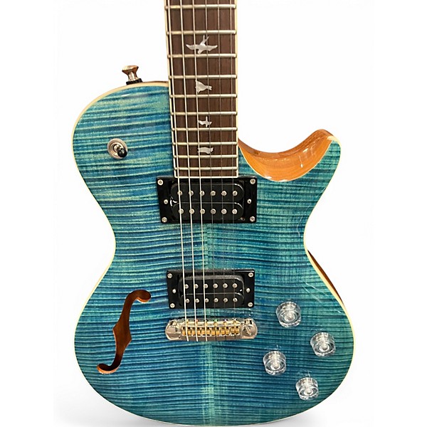 Used PRS ZACK MYERS SE Blue Hollow Body Electric Guitar